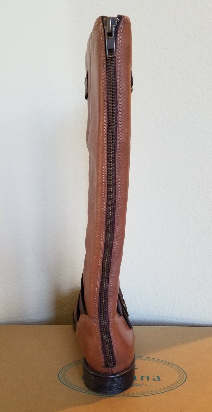 Montana Gavyn Size 7M Tan Leather Riding Boots