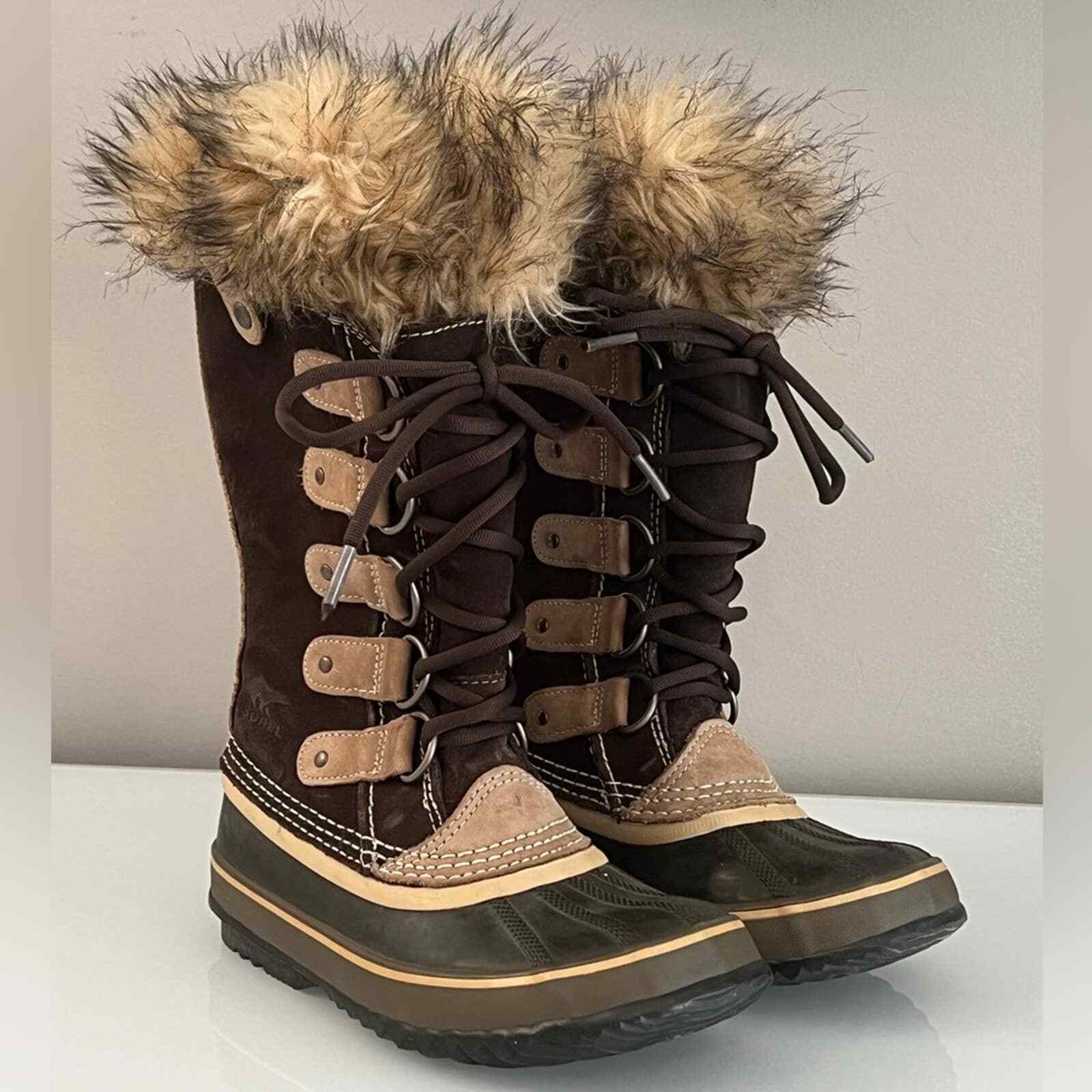 Sorel Joan of Arctic Winter Lace Up Boots 5