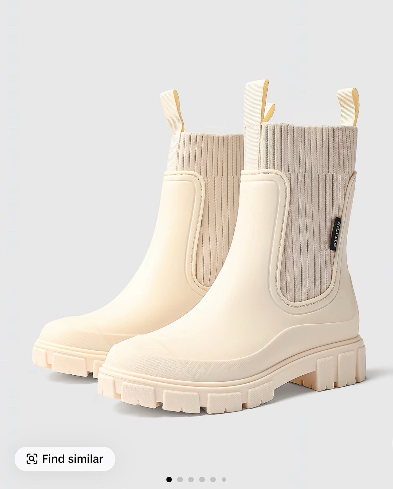 Women’s Waterproof Rain Boots, Round Toe, Outdoor Wear, Non-slip Rain Boots