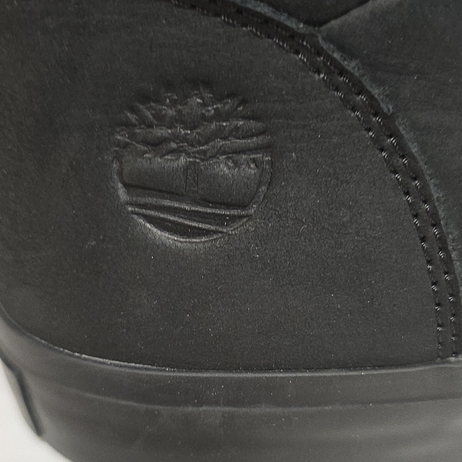 Timberland Women’s Black Lace-Up Ankle Bootie Round Toe Canvas ReBOTL 8.5