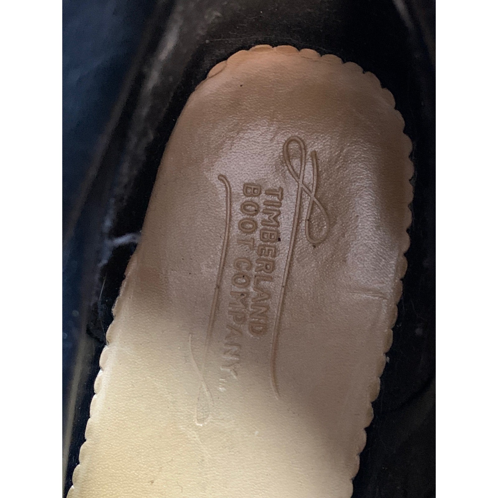 Timberland Women’s Combat Boots Black Leather Lace Up Buckle 9 Comfort Shoes