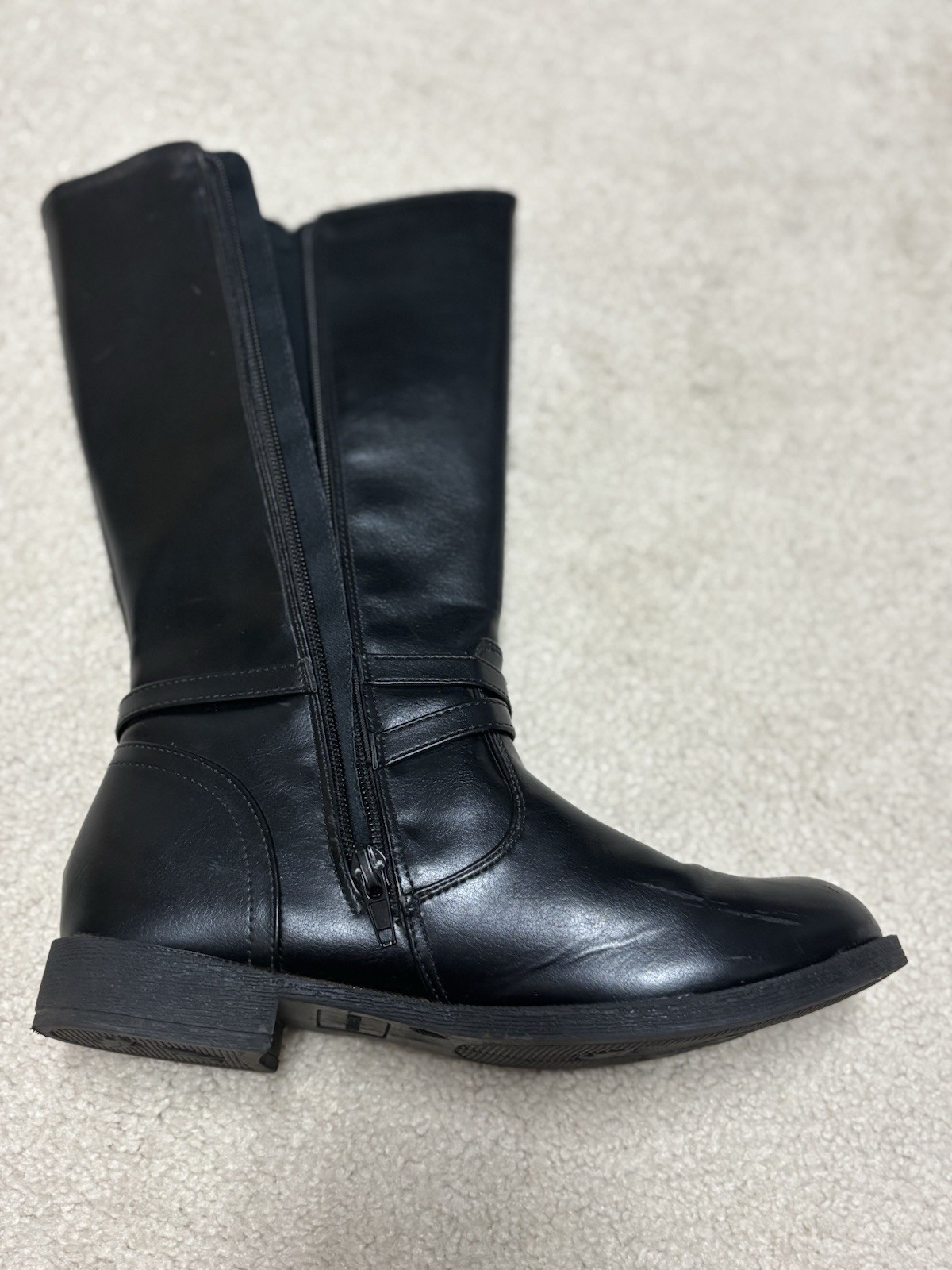 Kelly & Katie Girls Black Riding Boots Size 5