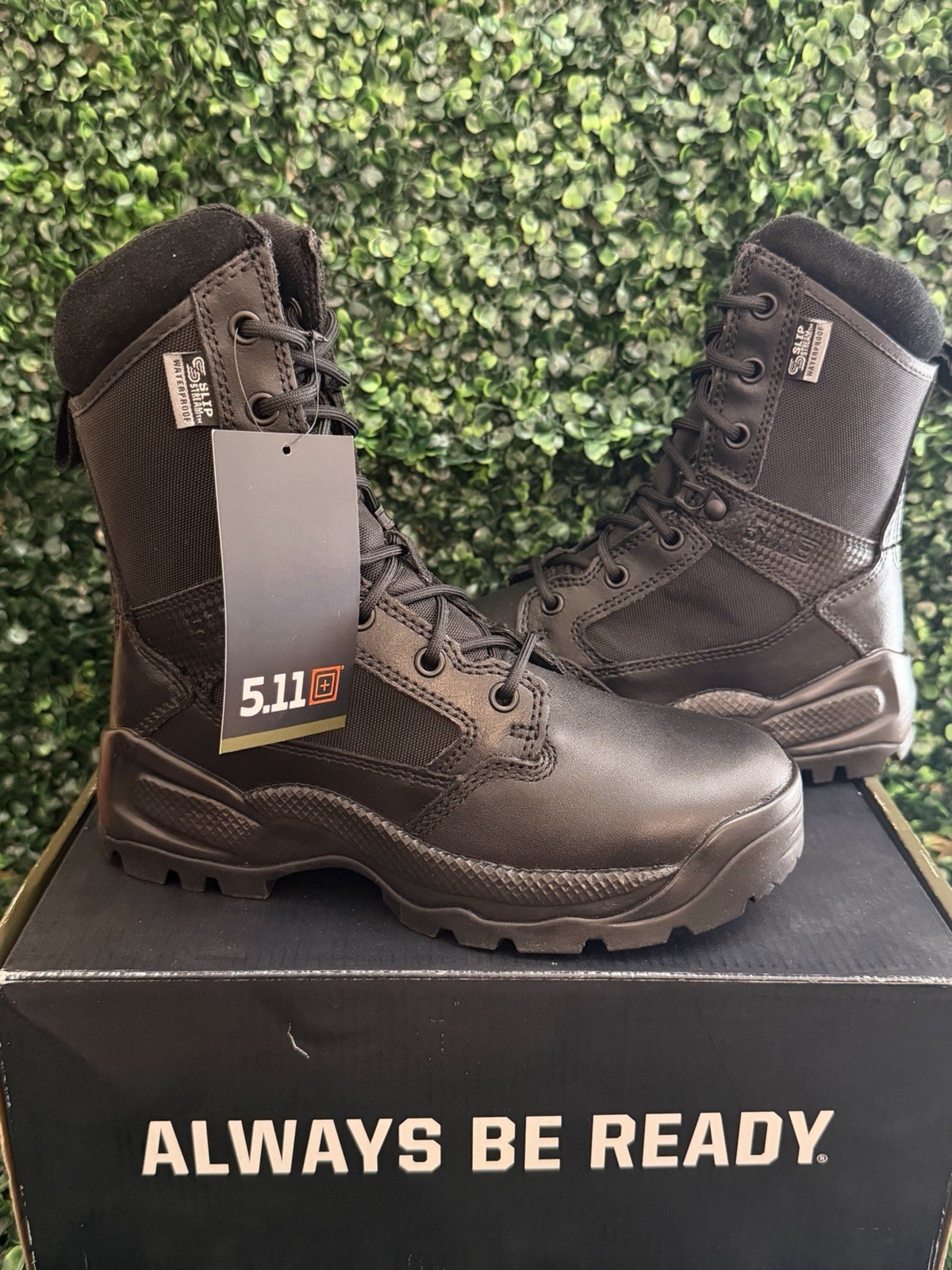 NIB 5.11 TACTICAL WOMEN’S 12406 ATAC 2.0 8″ STORM WP DUTY BOOTS BLACK SIZE 6 R