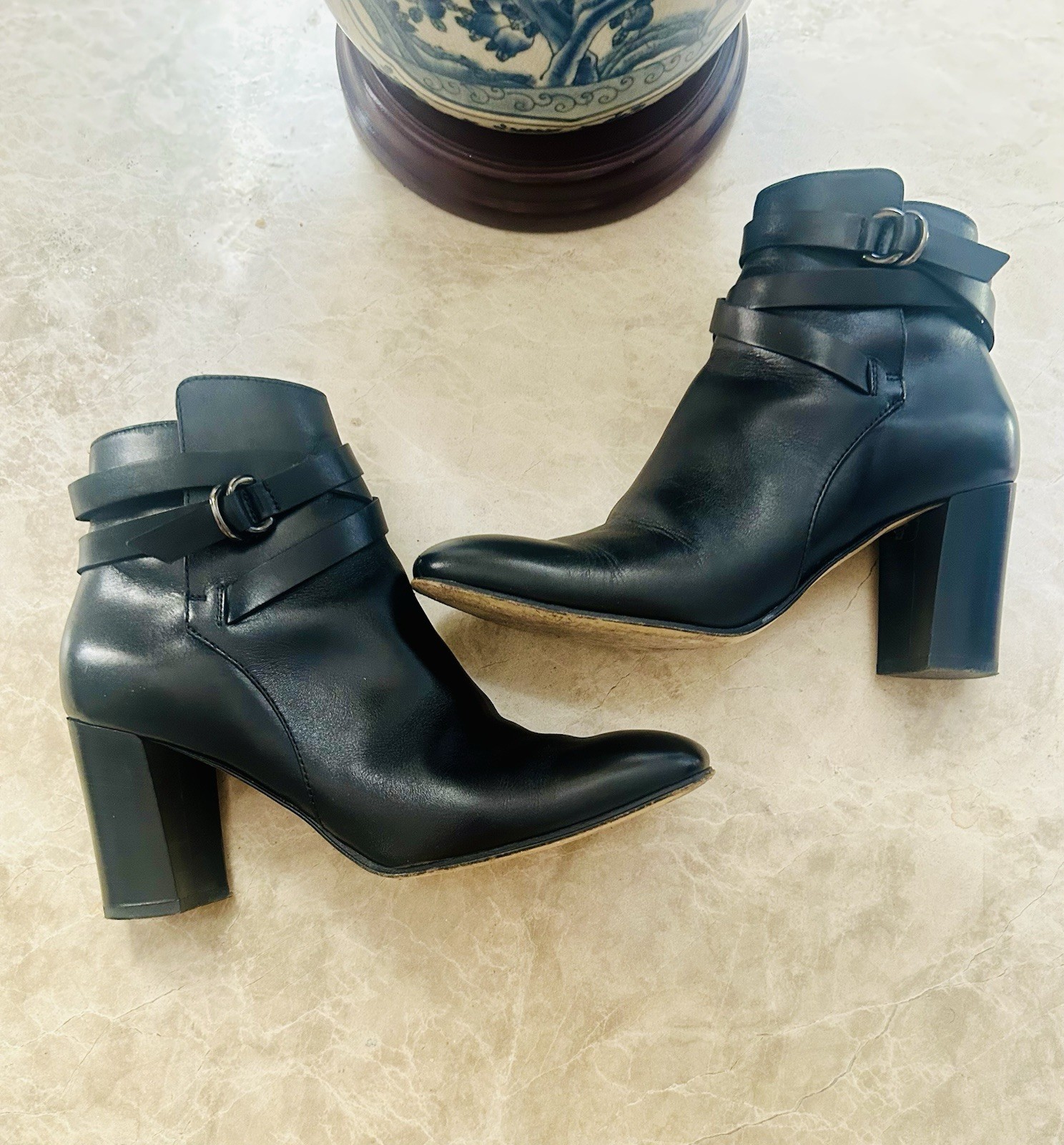 Hobbs London Women’s Leather Ankle Boots size 7.5
