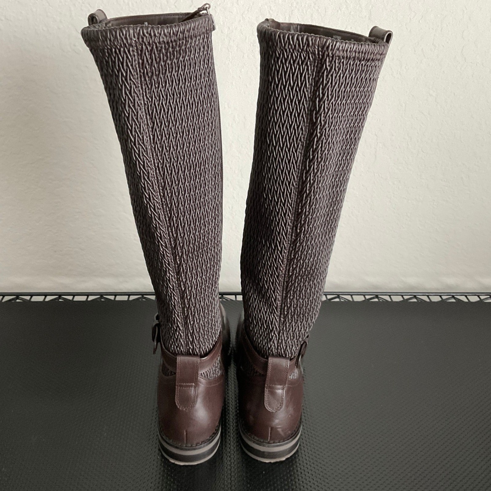 Cole Haan Womens Brown Leather Tall Riding Boots W27683 Size 7B