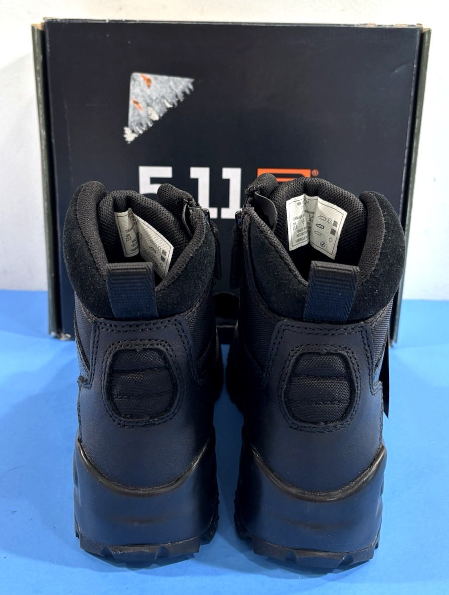NEW 7 REGULAR WOMENS 5.11 TACTICAL 12404ABR ATAC 2.0 SIDE ZIP 6″ BOOTS BLACK