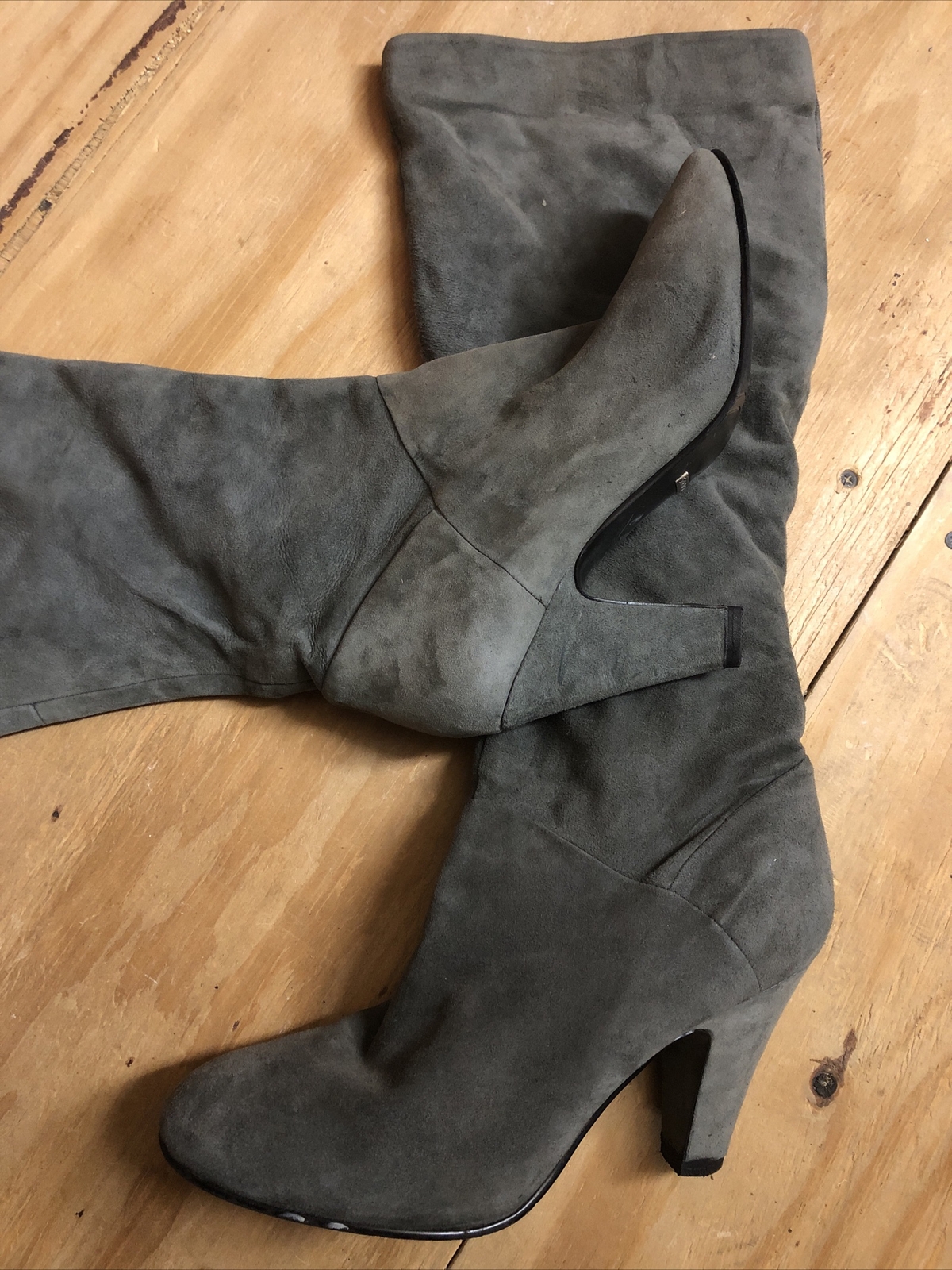 5th Avenue Women’s Nab Leather Gray Color Boots Shoes Size 41/10 US