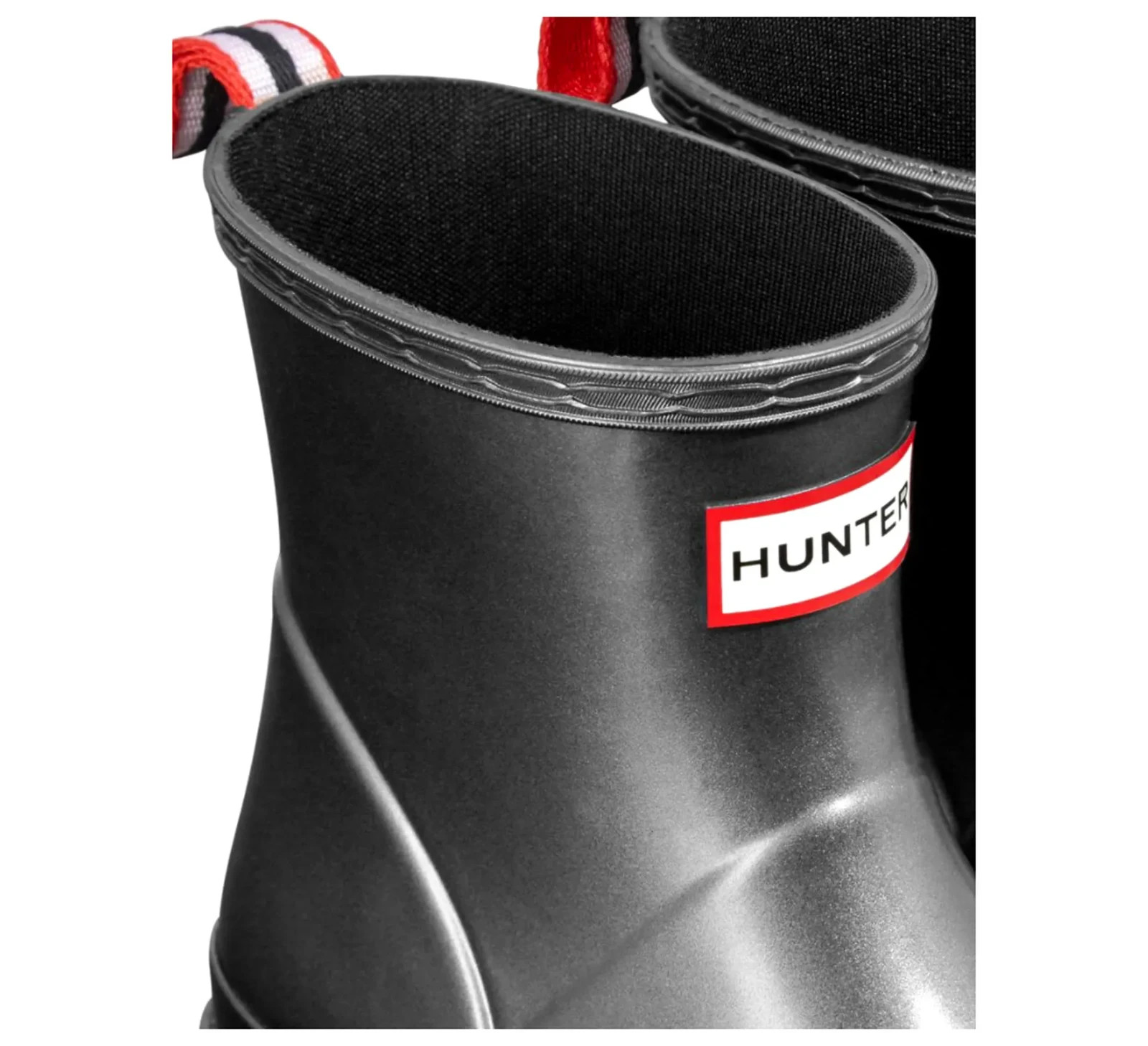 Hunter Footwear Women’s Original Short Gloss Rain Boot Black Size 6 Women Boots