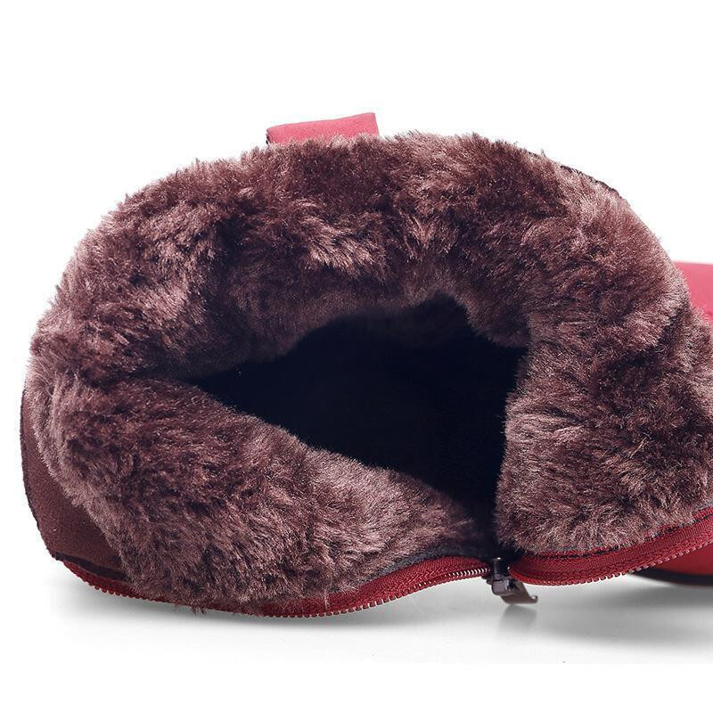 Botas De Invierno Para Mujer Zapatos De Nieve Impermeables Cálidas Botines Moda