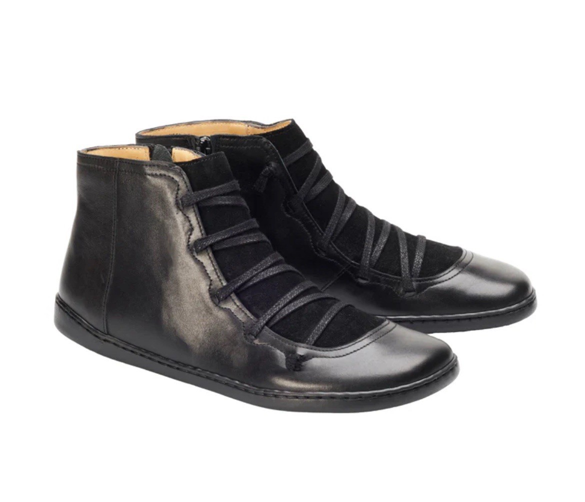 $323 ZAQQ Black Hand Sewn Rubber Sole Napa Leather Made in Germany EU40 US 7M/9W