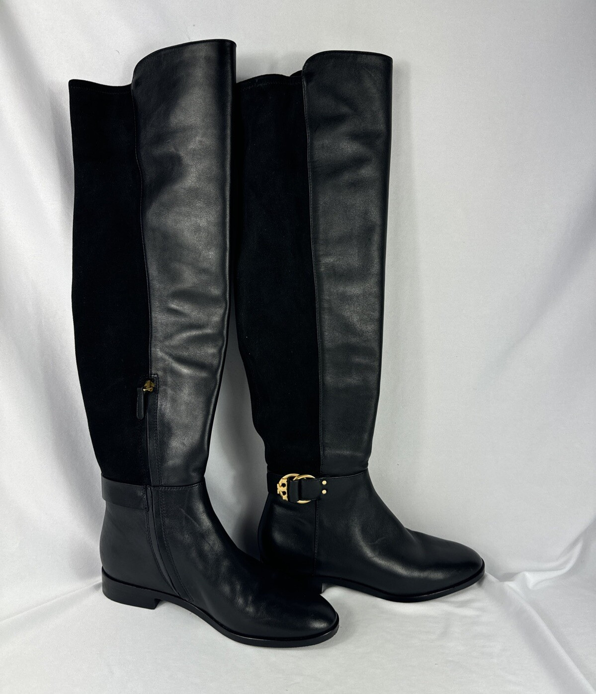 New Tory Burch – MARSDEN Women’s 7 Leather Suede Over Knee Riding Boots