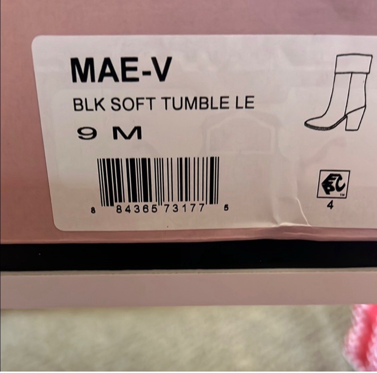 Lisa Vicky Mae-V Blk Soft Tumble LE Women’s Size 9