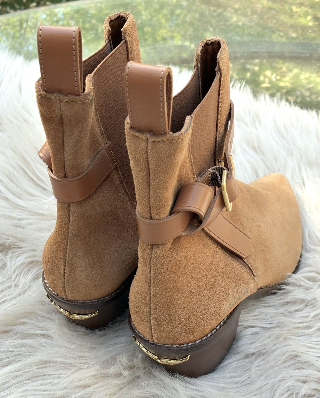 Zadig & Voltaire Tyler Brown Suede Boots Sz 39, 8 US