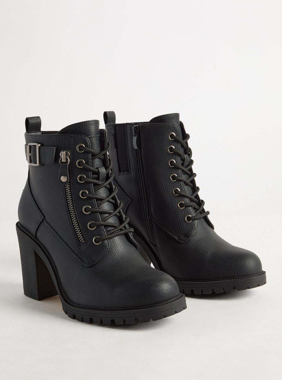 High heel combat boots, size 42-46, new, comfortable width (also for men’s feet!)