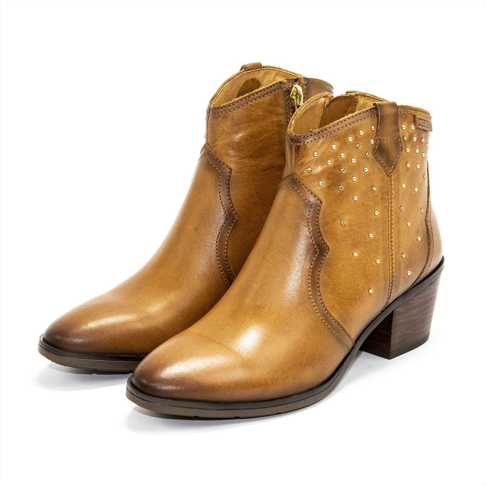 Women’s Pikolinos Huelma Leather Pull On Fashion Booties