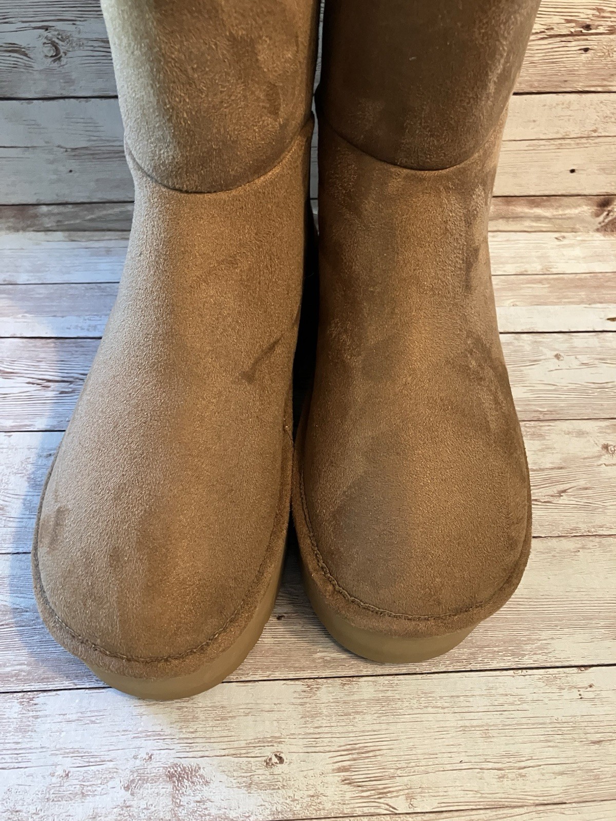 Madden girl Eclipse Women’s Mid-Calf Boots Platform Size 5.5 Faux Fur Lined