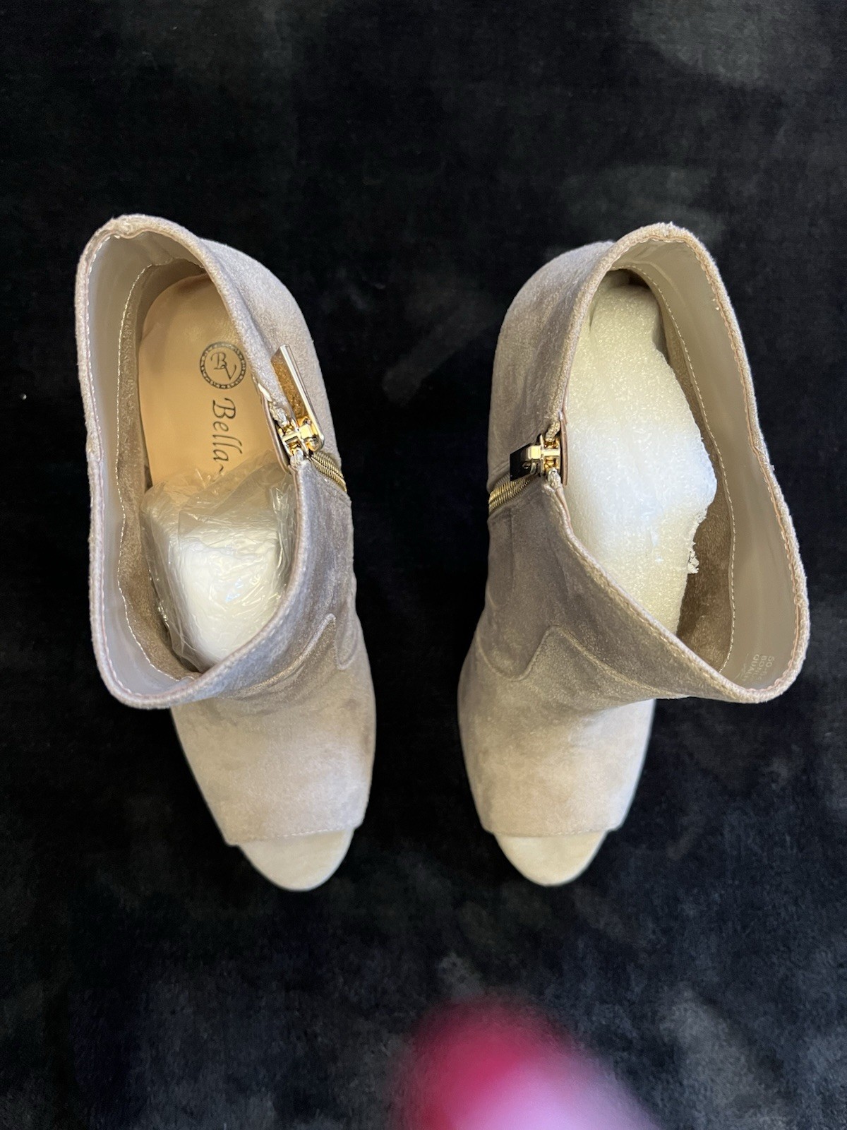 Booties, Noah II Stone Suede