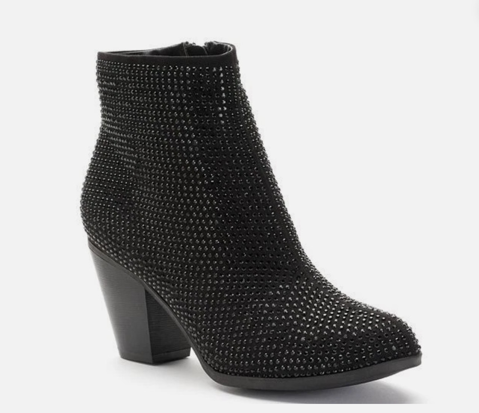 NIB Women’s Juicy Couture Avora Sequined Kasia Boots Ingot Micah Zamino Jenner