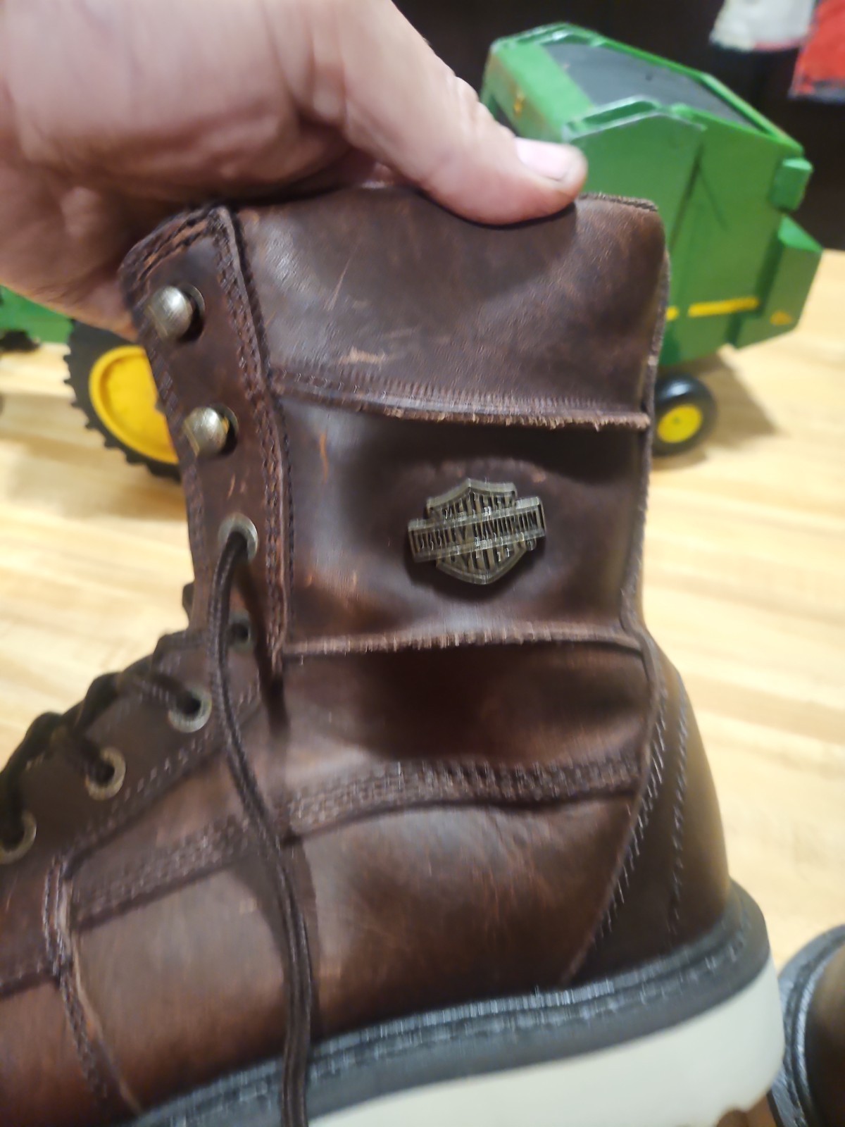 Harley-Davidson Marconi Riding Boots, Brown Leather Size 11 M