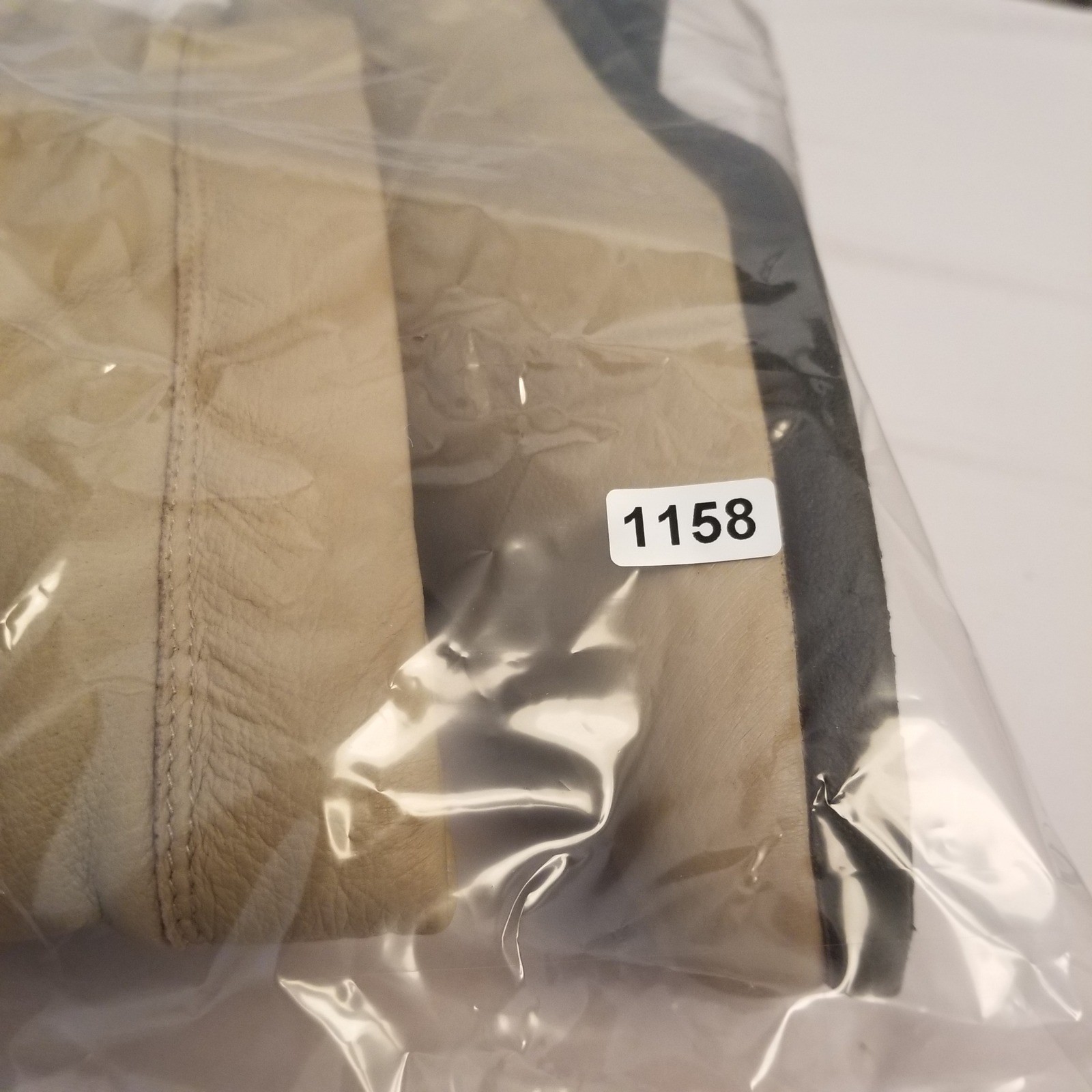 Totes Beige Leather Slouch Boots Women 9W Faux Fur Lined Mid Calf Cream Zip NWT