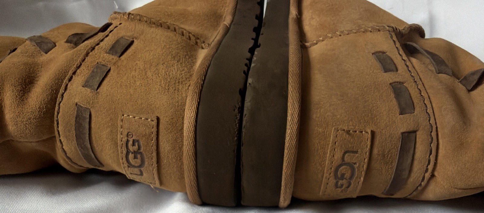 UGG ROSANA Chestnut Suede Tall Toscana Cuff Women’s Size 9. Boots. 1008044.