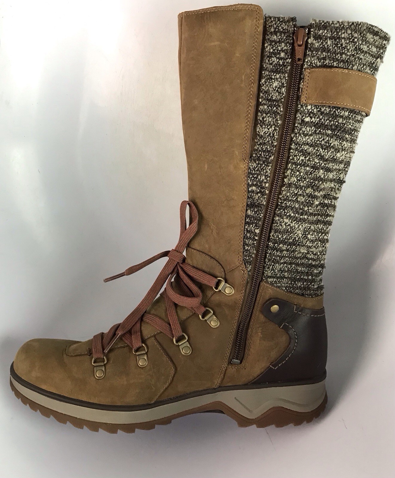Merrell Eventyr Peak Waterproof Women’s Boots Brown Full Grain Sz 11 US