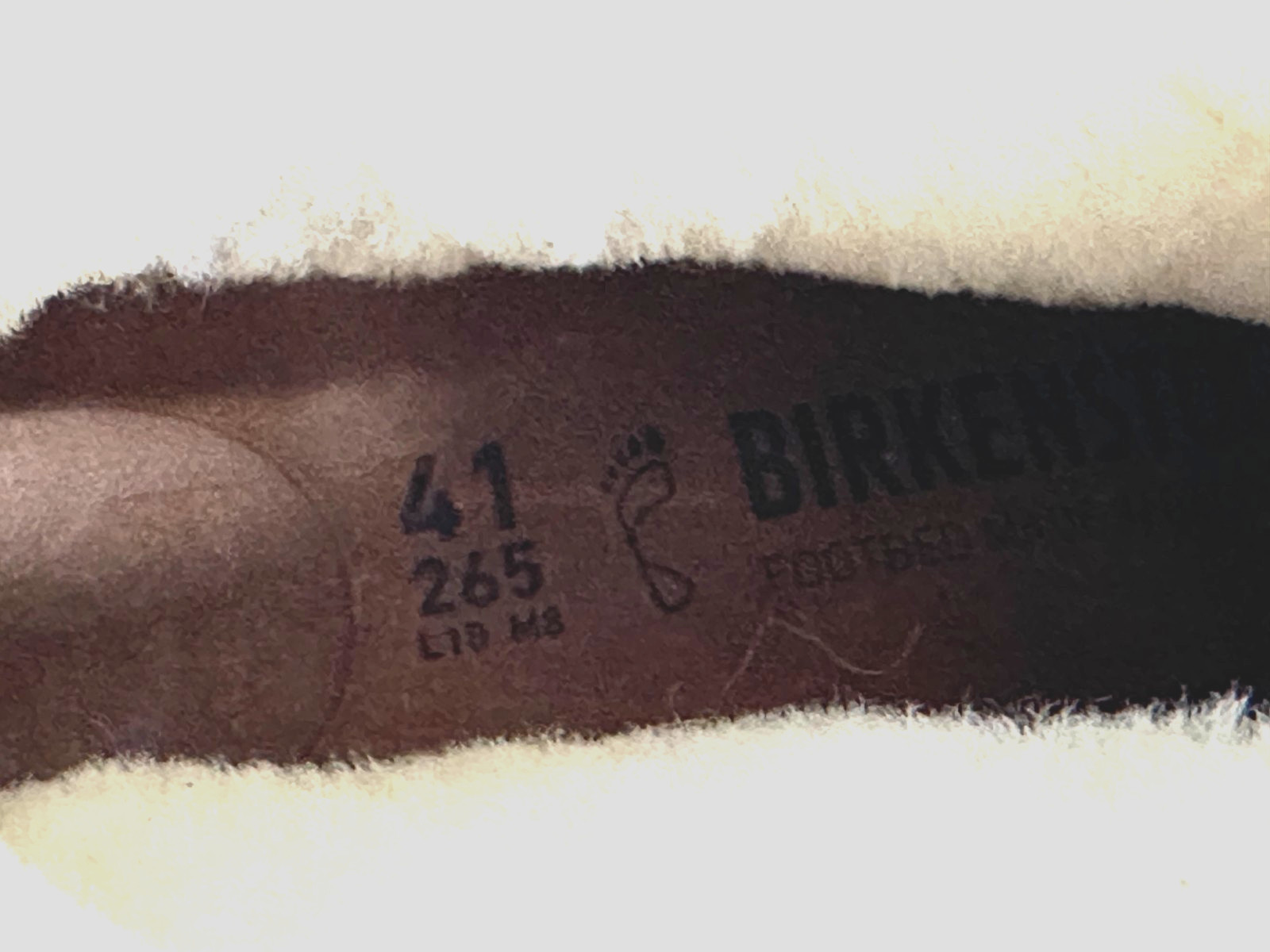 NEW Birkenstock Uppsala Shearling Graphite Suede Regular 41 EU 10-10.5 US