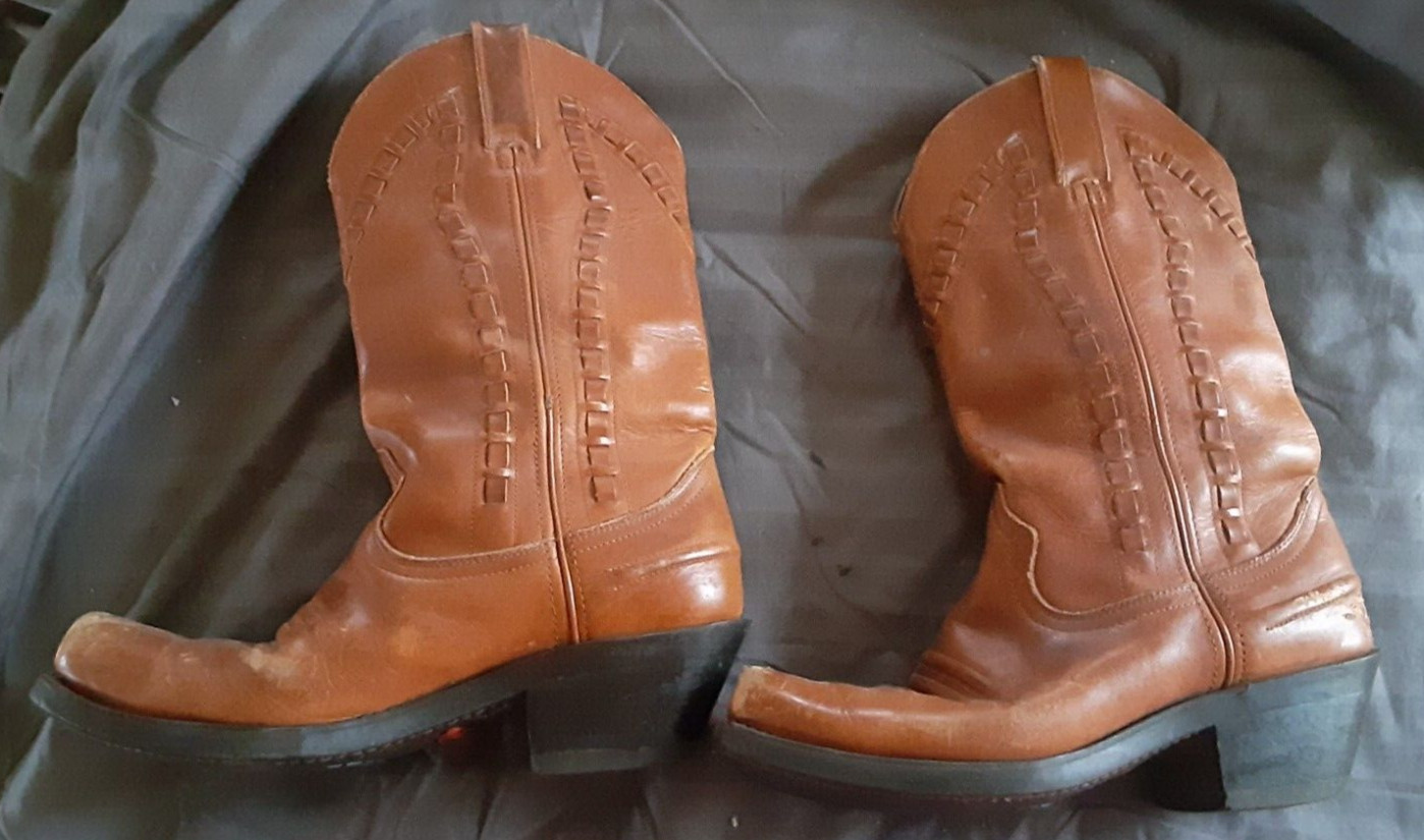 Durango RD5002 Size 6 1/2 M Women Brown Leather Cowboy Western Boot