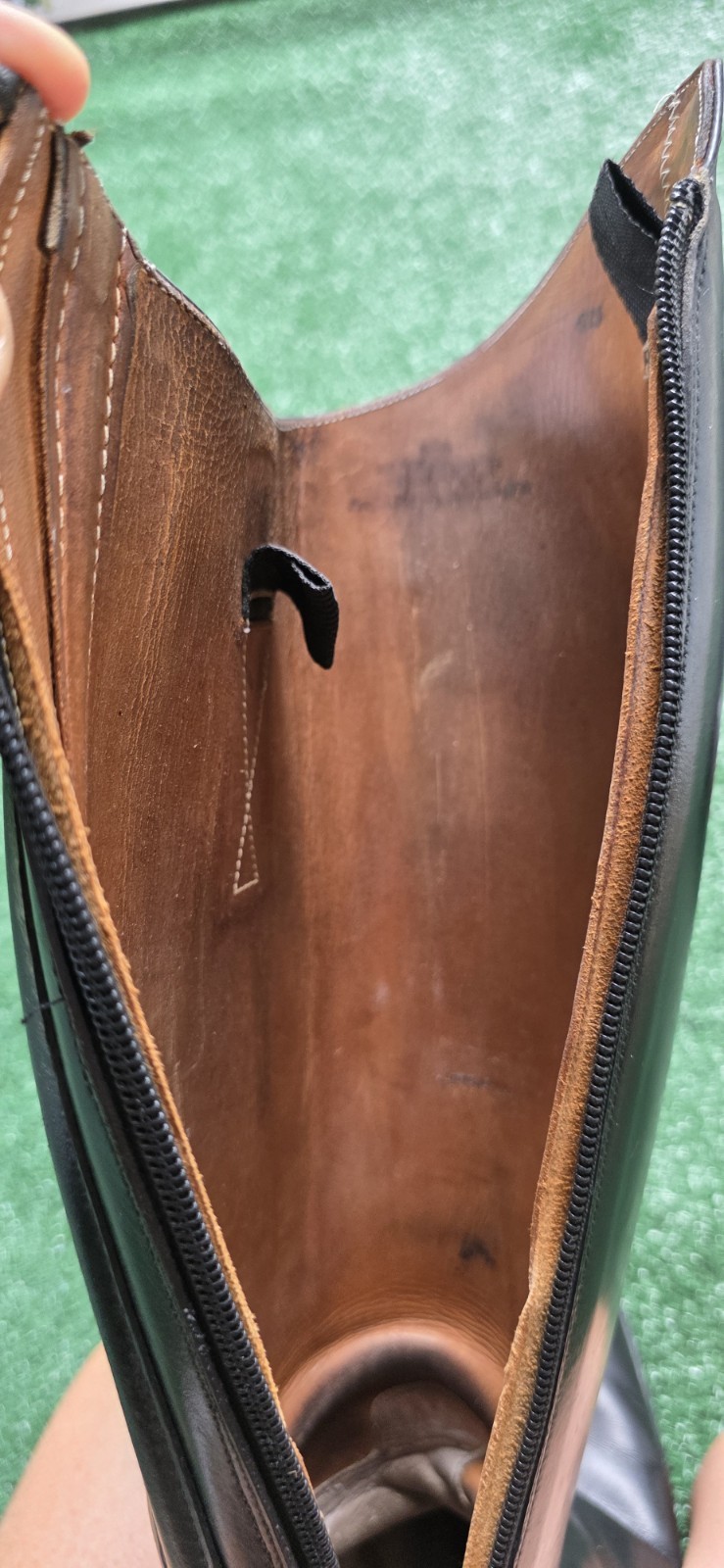 Konigs / Dressage Equestrian Leather Riding Boots Tall Black Women’s US Size 8