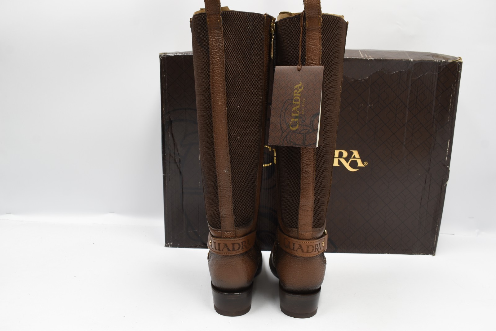 Cuadra Ladies Honey Boot Emroidery & Harness Cowhide Leather CU613 US Size 6 M