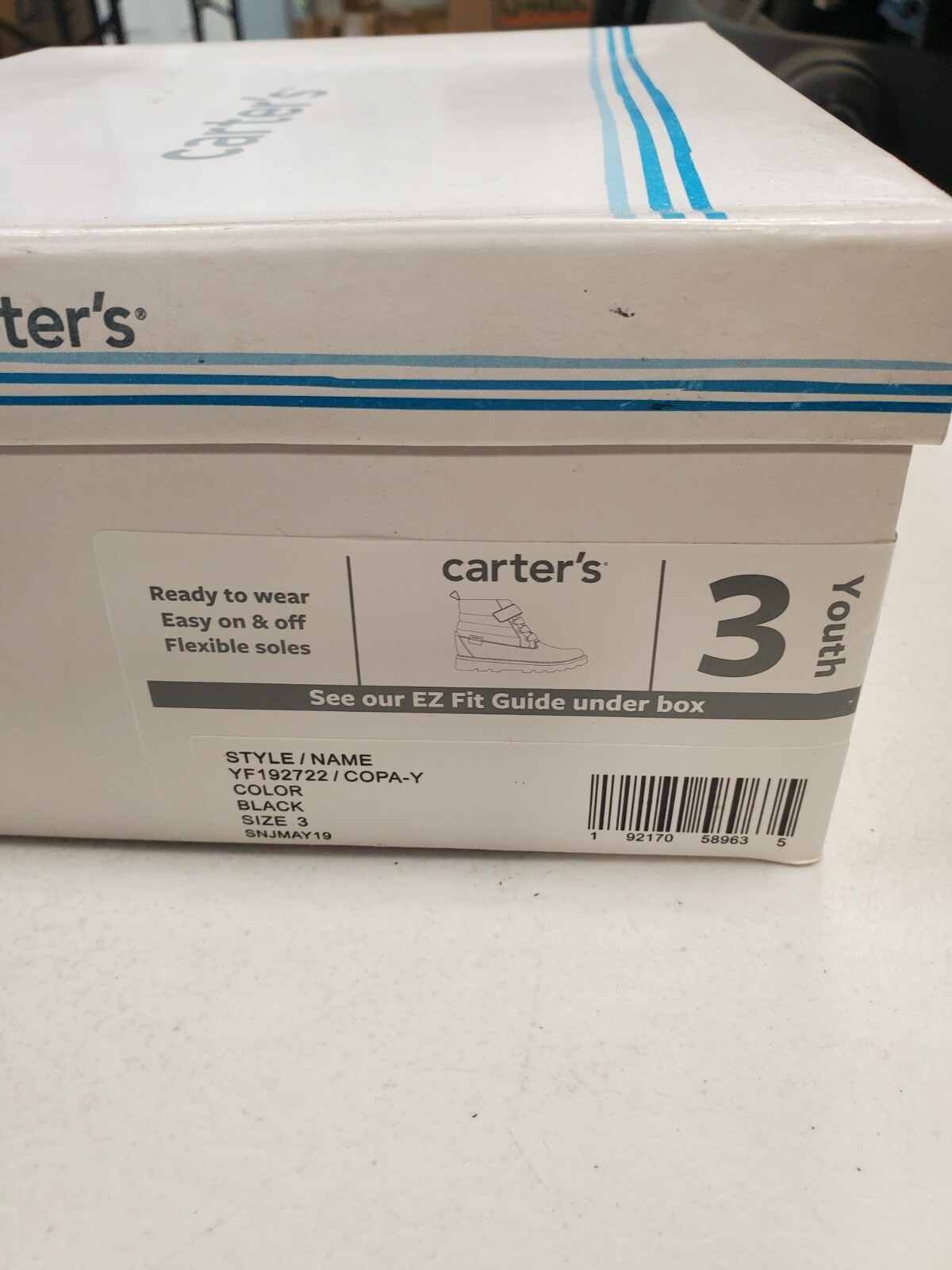 Carter’s Unisex Child Copa Fashion Boot – Size 3 Youth – (4A-3109)