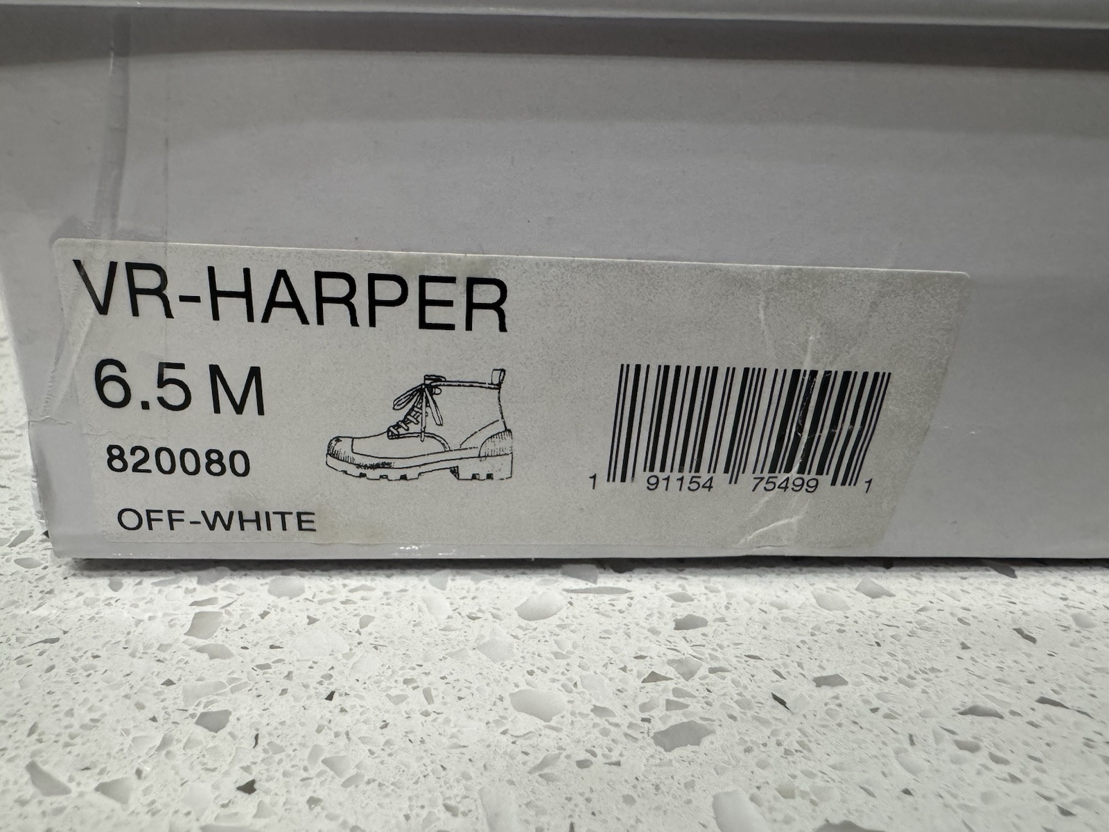 NEW Villa Rouge VR-Harper Boots Cream White Ivory Red Black Lug Soles Size 6.5