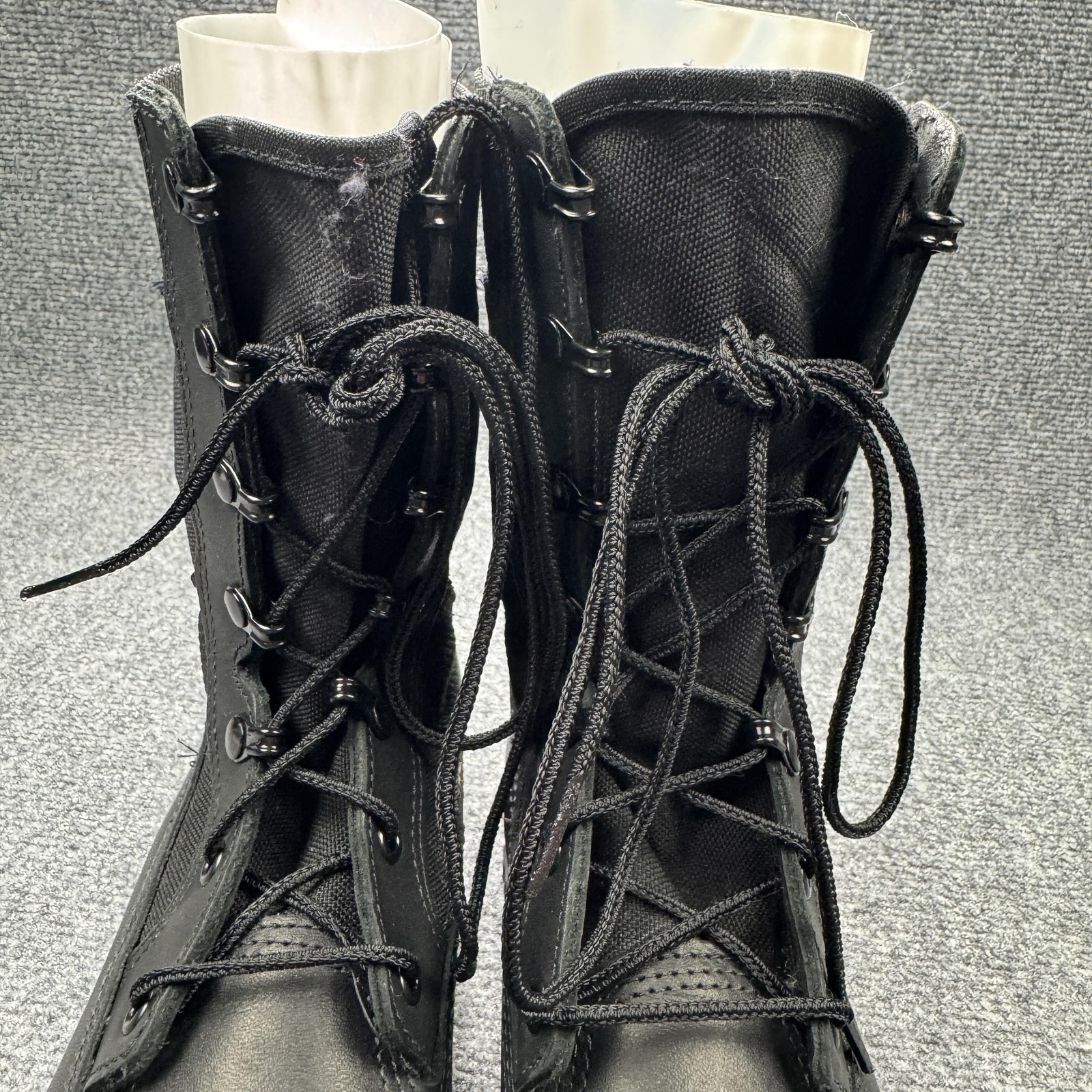 Bates Combat Boots Womens Size 6.5 W Black Leather Wolverine DuraShocks Work
