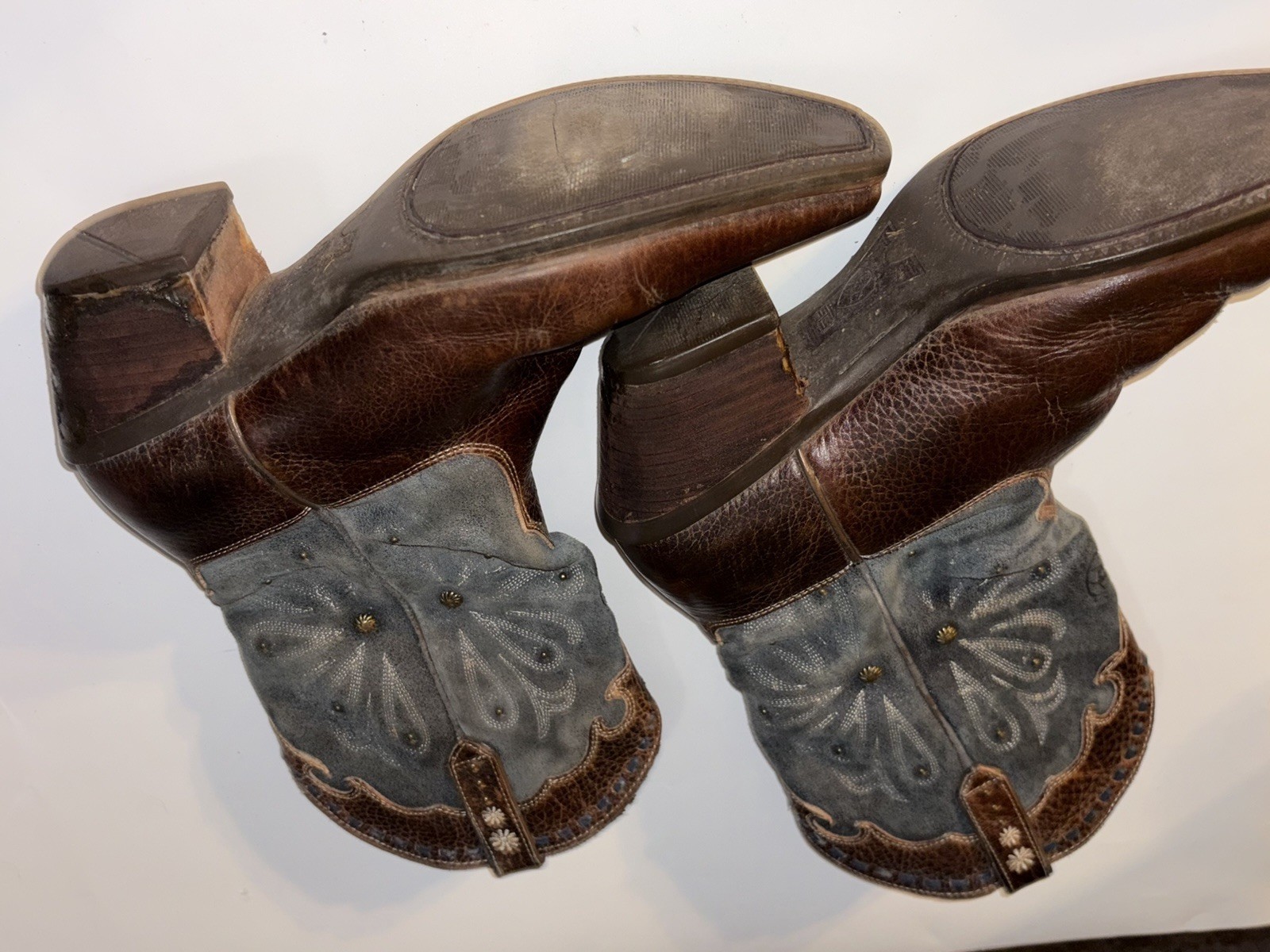 ARIAT Daisy Snip Toe Western Cowgirl Brown Leather Boots Womens Sz 7