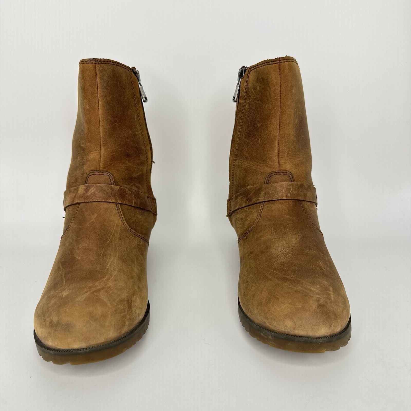 Teva-De La Vina Low Leather Waterproof Ankle Boot Side Zip Women 7 US 1003012