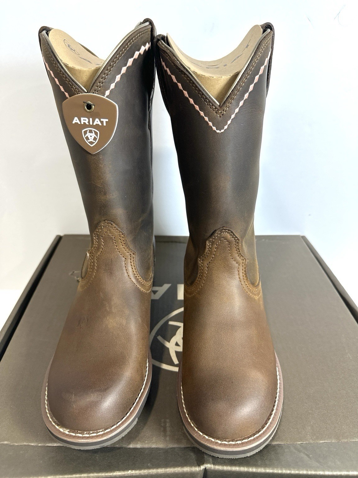 Ariat Women’s Unbridled Roper Western Boots Distressed Brown Size 8 C Wide