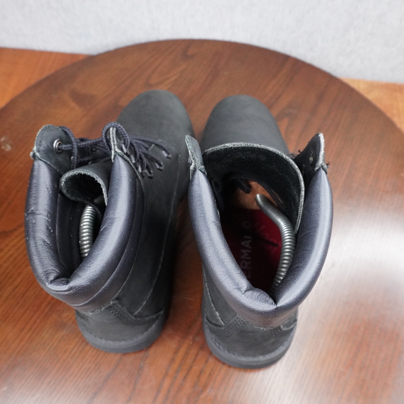 Timberland 6″ Combat Boot Women’s Size 8.5 Black Nubuck Waterproof Ankle Lace Up