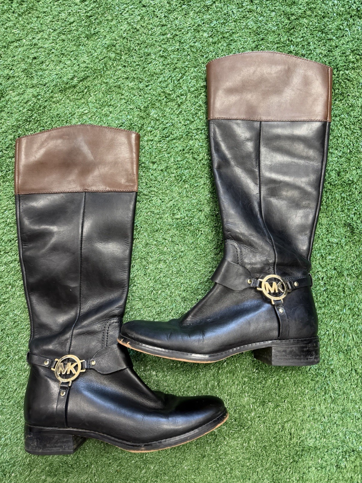 Michael Kors MK Logo Riding Boots (9)