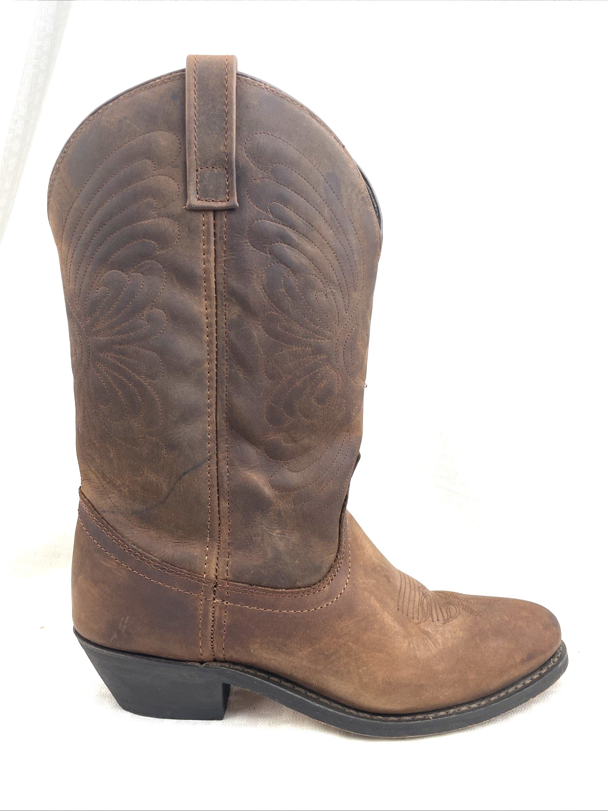 Masterson Boot Co. Brown RB7440 Leather Western Cowboy Boots Women’s Size 8 M