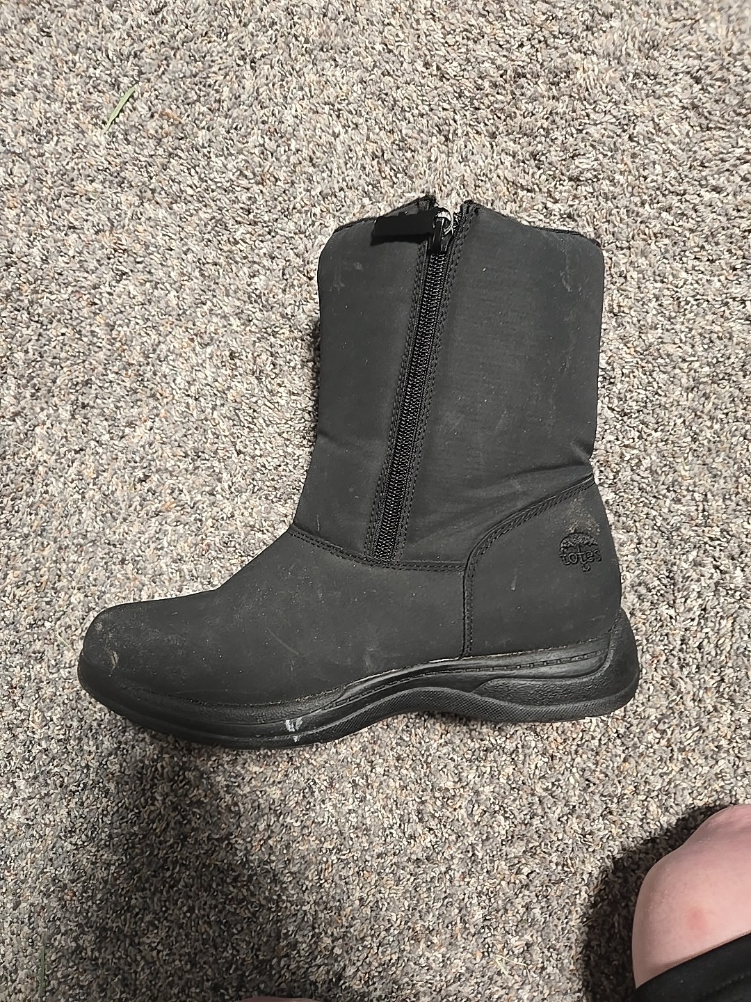 Totes Boots Black Womens Size 8