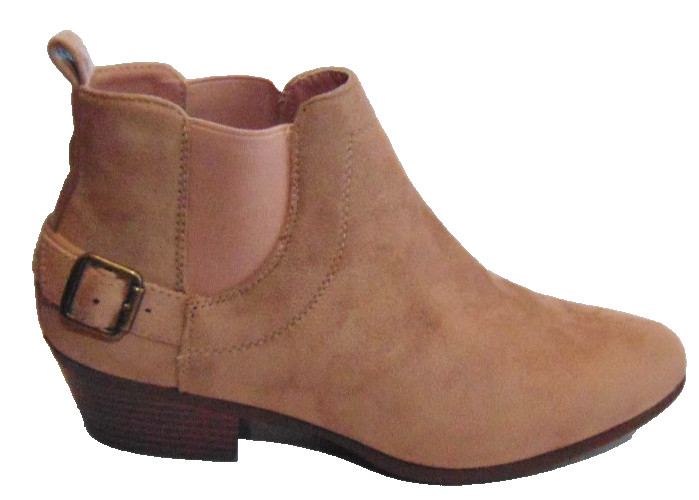 REFRESH WOMENS PINK SUEDE ANKLE BOOTS ankle shoes pumps~7.5