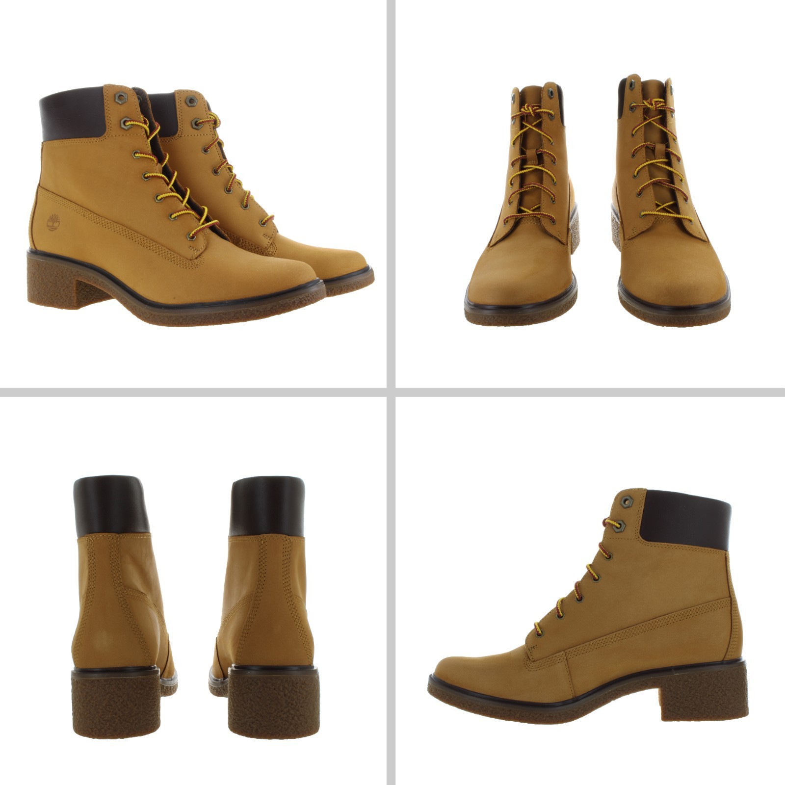 Timberland Women’s BRINDA 6 INCH Wheat Nubuck Boots Multiple Size New