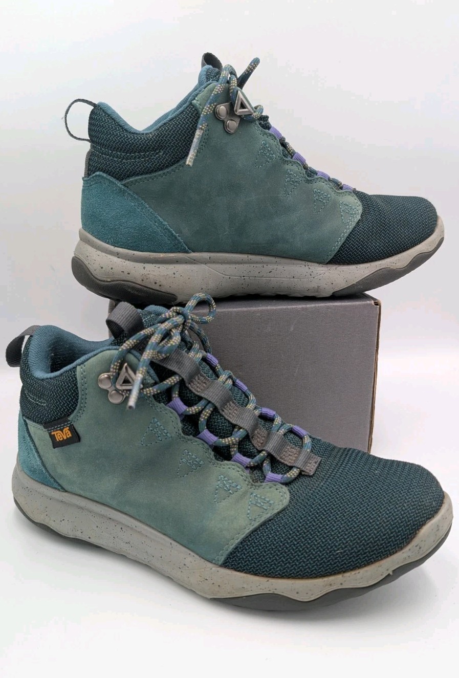 TEVA ARROWOOD MID WATERPROOF DEEP TEAL TRAIL BOOT WOMEN’S US 6.5