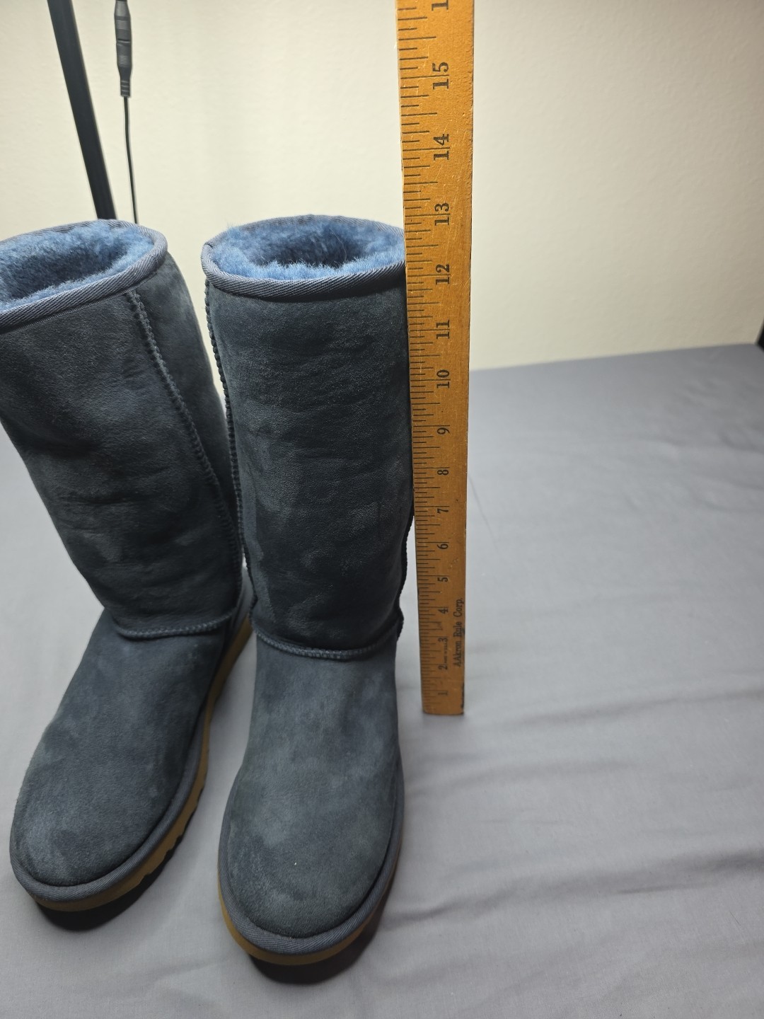UGG Midnight Blue Shearling Classic Tall Boots Size 6
