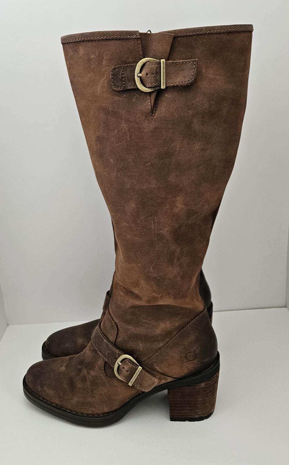 Børn Deba Riding Boots Brown Leather Women’s Size 9.5 – Comfort Equestrian Style