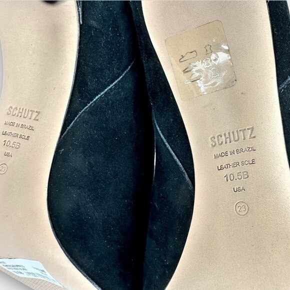 SCHUTZ Ashlee Slouch Pointed Toe Stiletto Suede Boot size 10.5 NEW Suede Bootie