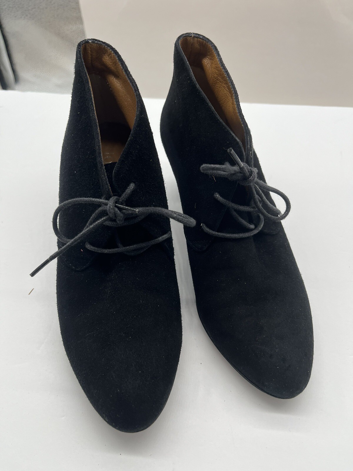 Hobbs London Black Suede Booties Sz 6