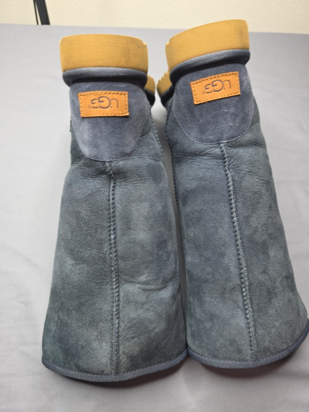 UGG Midnight Blue Shearling Classic Tall Boots Size 6