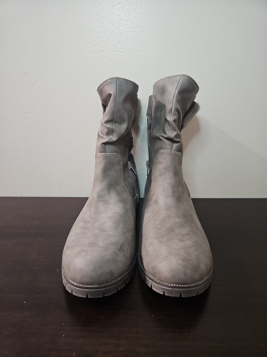 Maurice’s Women’s Boots 12M Lined Brown /Gray