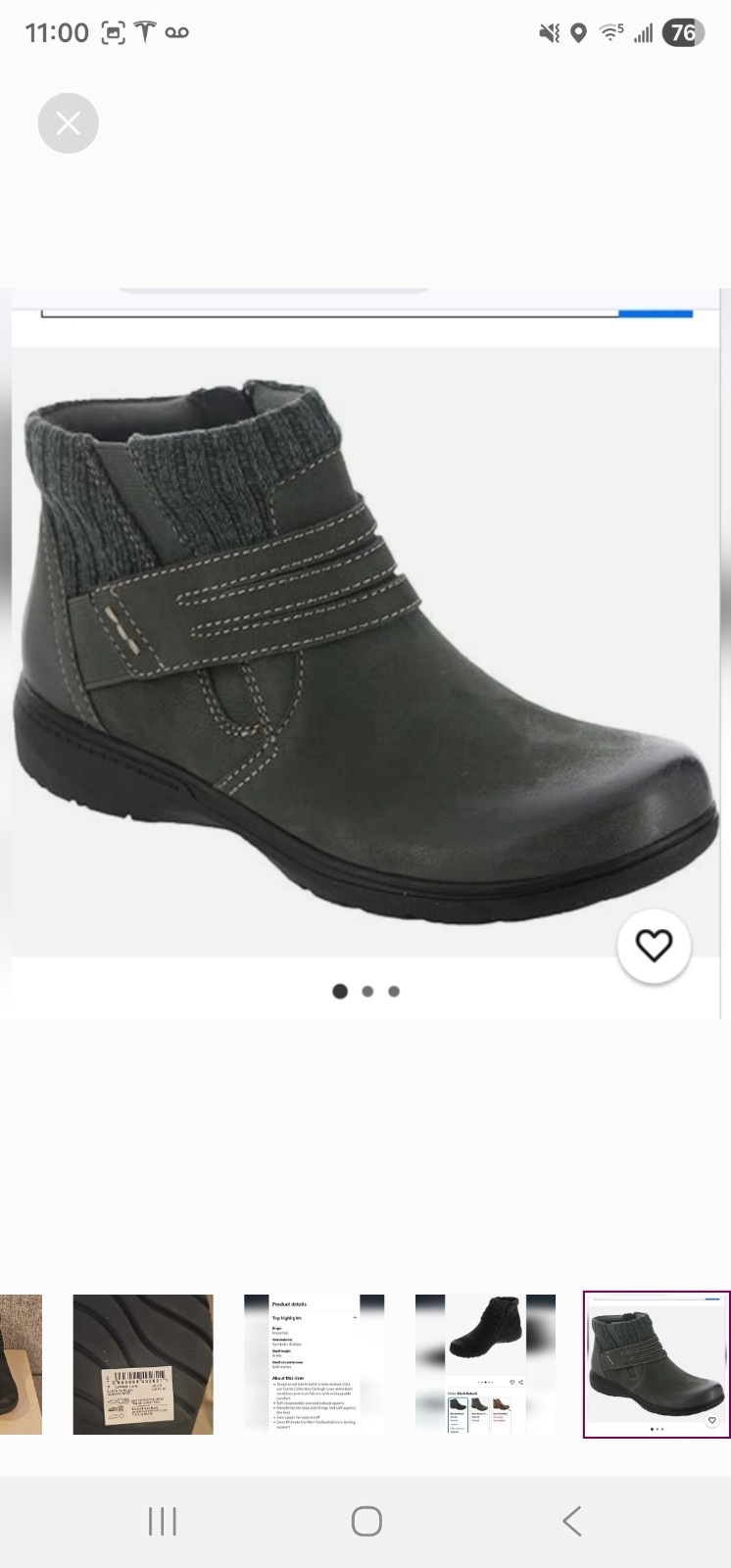 Clarks CARLEIGH booties